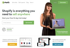 Shopify，一枚簡潔清新的國外電子商務(wù)平臺網(wǎng)站